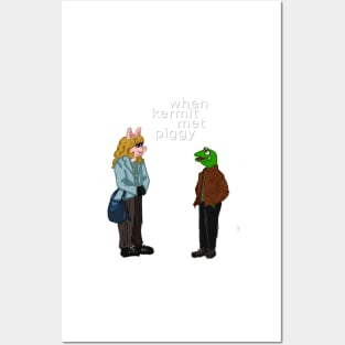 When Kermit Met Piggy Posters and Art